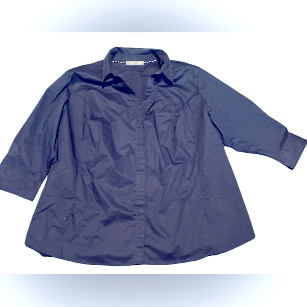 Lee Riders Plus Size Button Up Blouse 3x